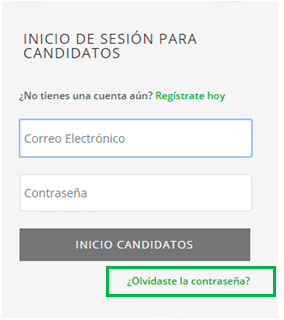 Recuperar contraseña panamá
